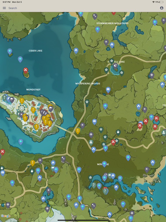 Unofficial Map: Genshin Impactのおすすめ画像1