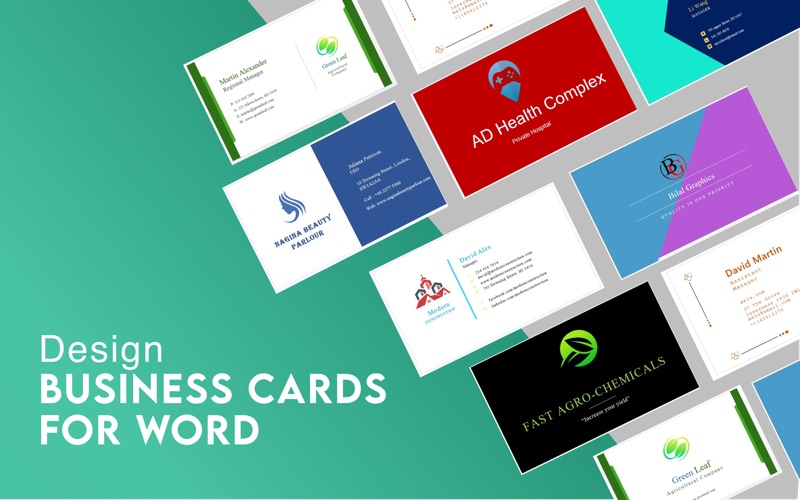 Screenshot #1 pour Design Business Card Templates