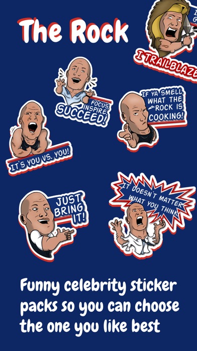 CelebritySticker - Messenger Screenshot