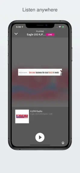 Game screenshot KJFM Radio - Eagle 102 apk