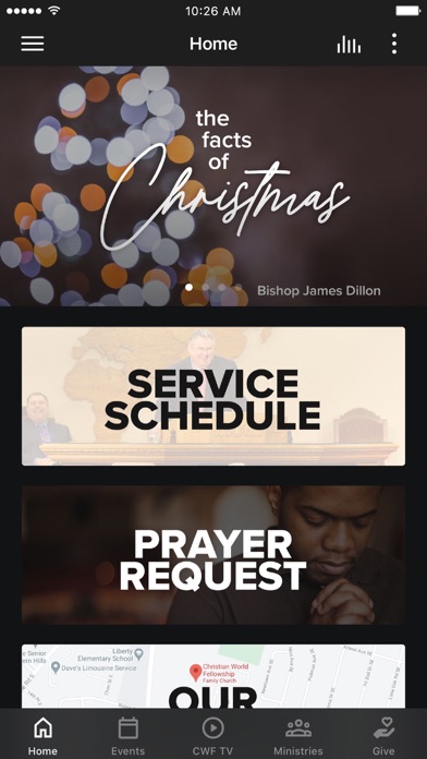 Christian World Fellowship Screenshot