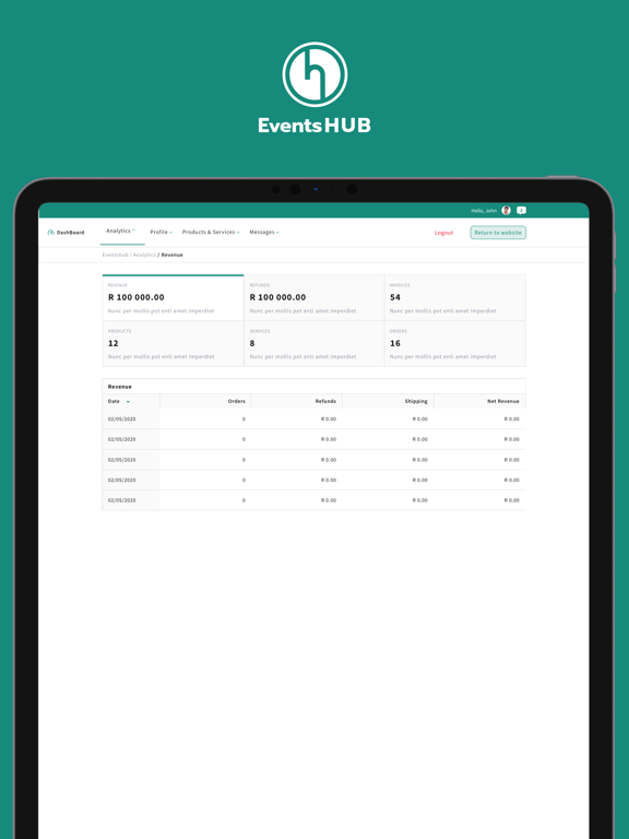 Screenshot #5 pour Events H U B Global