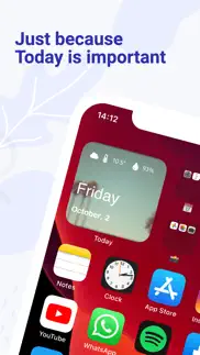 today's widget iphone screenshot 1