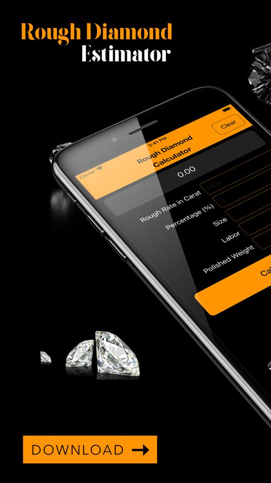 #1. Rough Diamond Calculator (iOS) 由: Gorasiya Vishal Nanjibhai