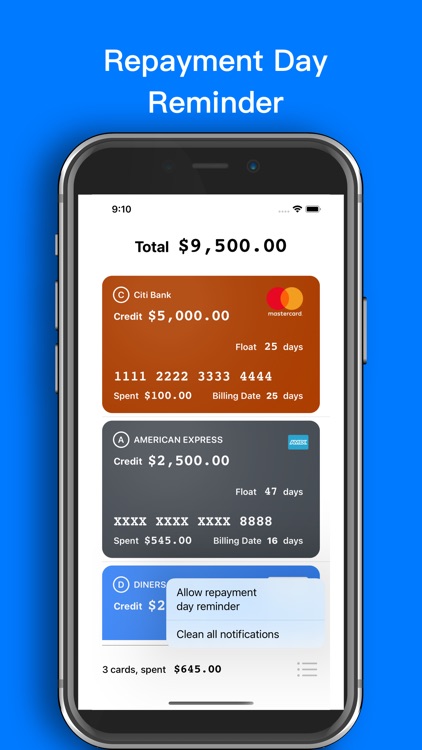 Credit Cards Manager screenshot-3