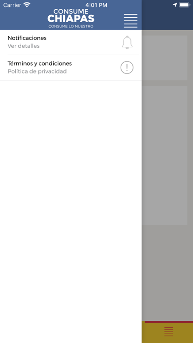 Consume Chiapas Empresa Screenshot