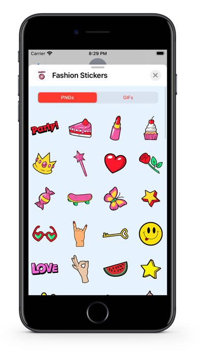 Screenshot #3 pour Fashion Donut - GIFs Stickers