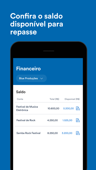 Blueticket Organizador Screenshot