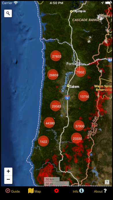 Screenshot #2 pour Oregon NW Mushroom Forager Map