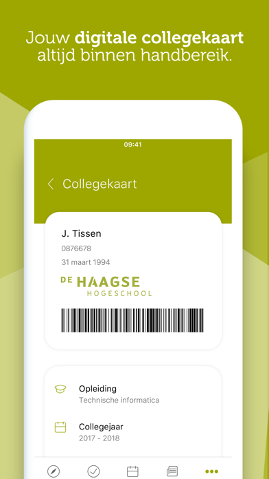 MijnHHS-studentenapp iPhone app afbeelding 5
