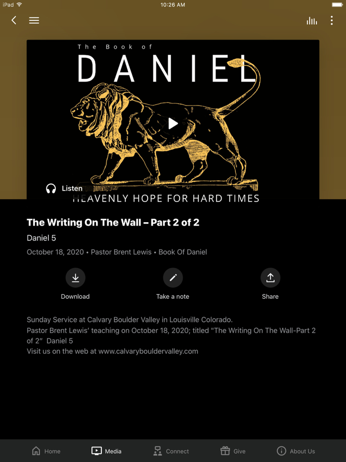 Calvary Boulder Valley