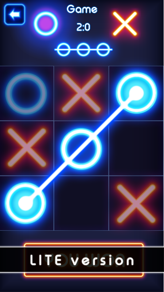 #2. Tic Tac Toe Lite - Puzzle Game (iOS) By: TINYSOFT
