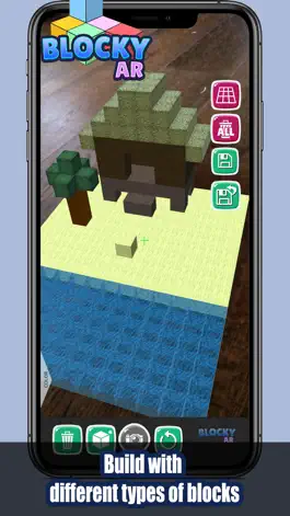 Game screenshot Blocky AR - Limitless Creation apk