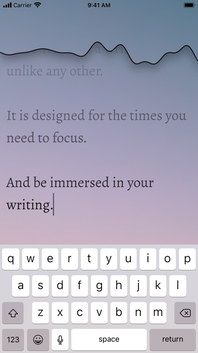 Wave Writer Screenshot