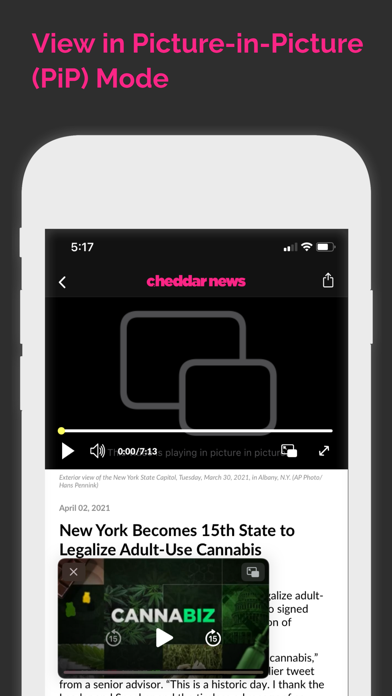 Cheddar News Screenshot