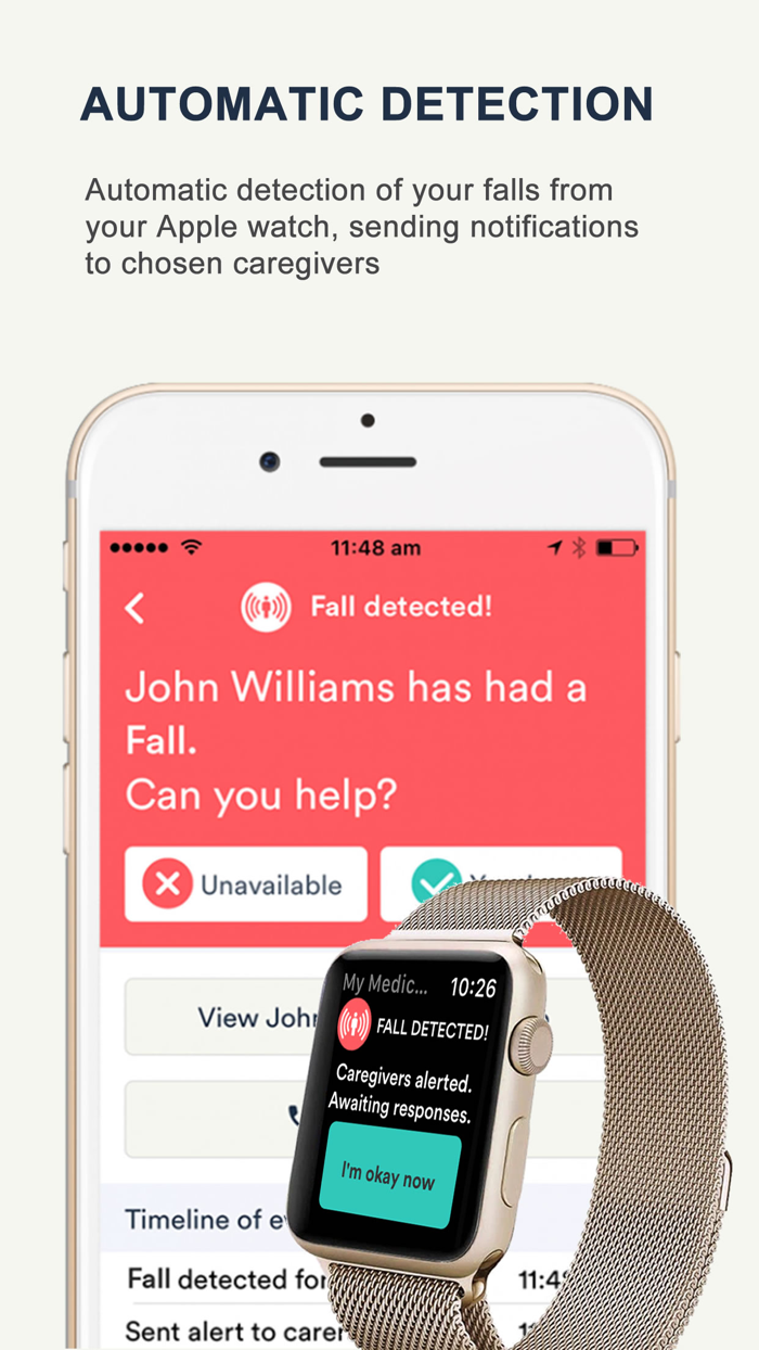 Fall Alert – My Medic Watch