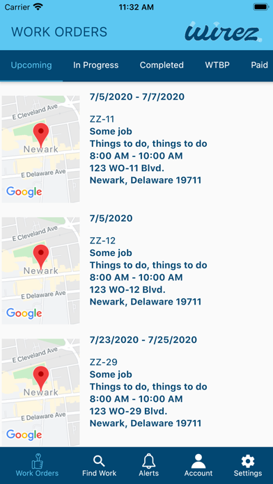 Wirez App Screenshot
