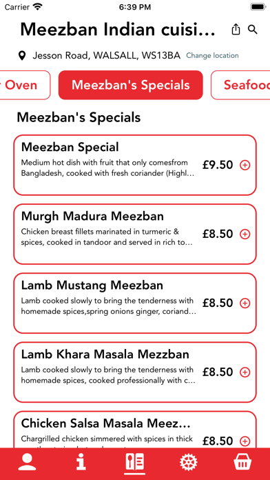 Meezban Indian cuisine Screenshot