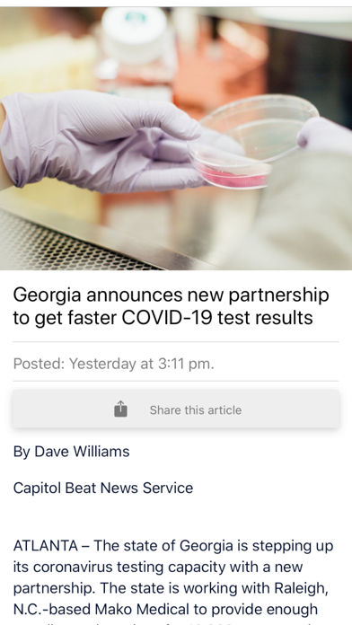 Dawson News Screenshot