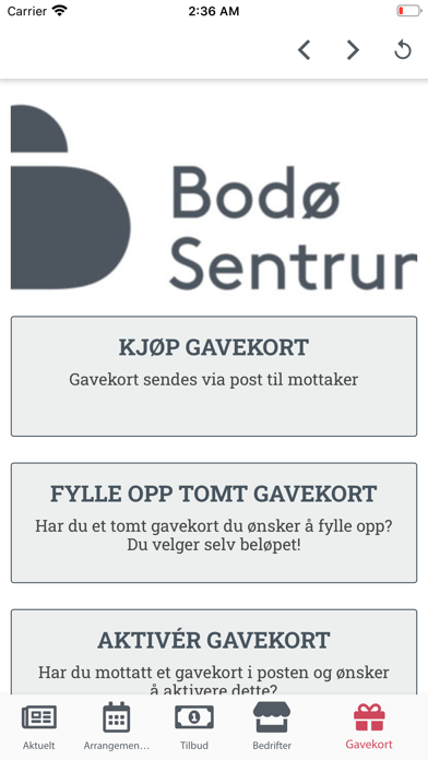 Bodø Sentrum Screenshot