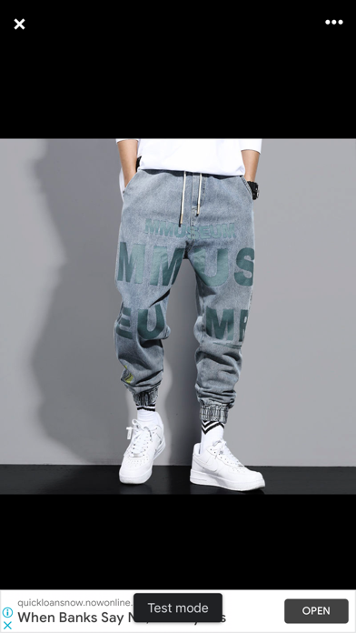 Men Bottom Pants Shop Screenshot