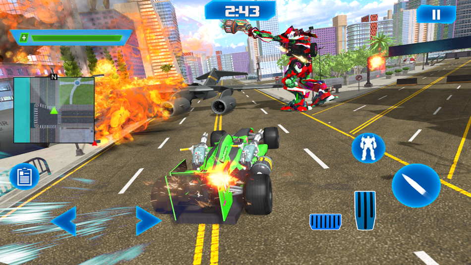 #2. Robot Race Car Transformation (iOS) 由: Arsa Khalid