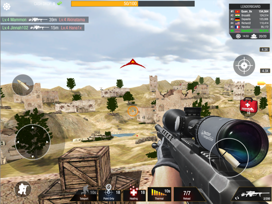 Screenshot #4 pour Sniper Warrior: Online PvP