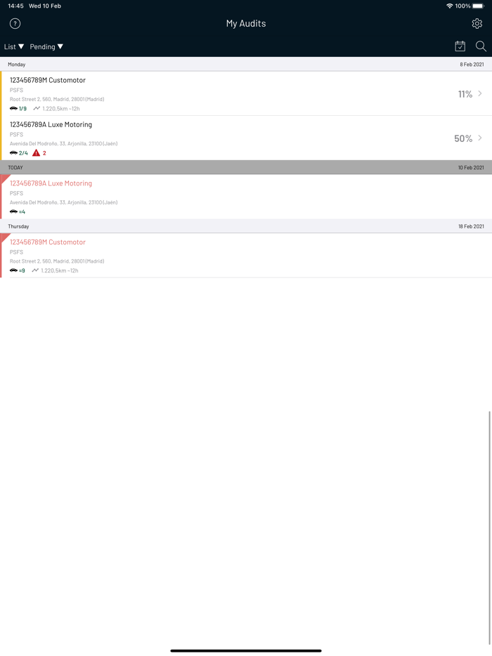 Checks - Audits by TKS