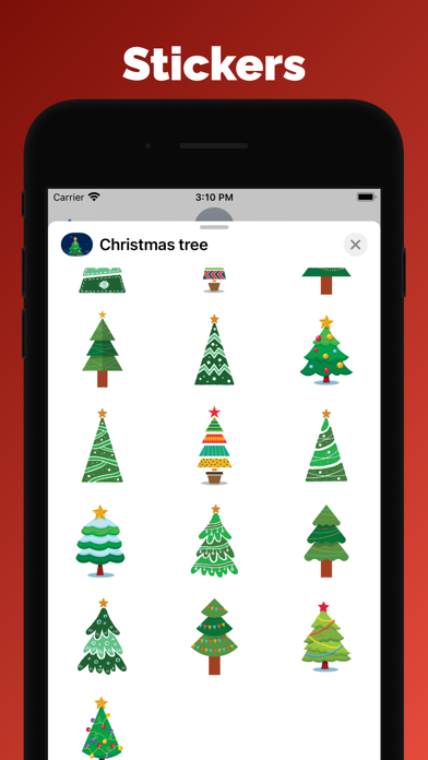 Screenshot #2 pour Autocollants emoji arbre Noël