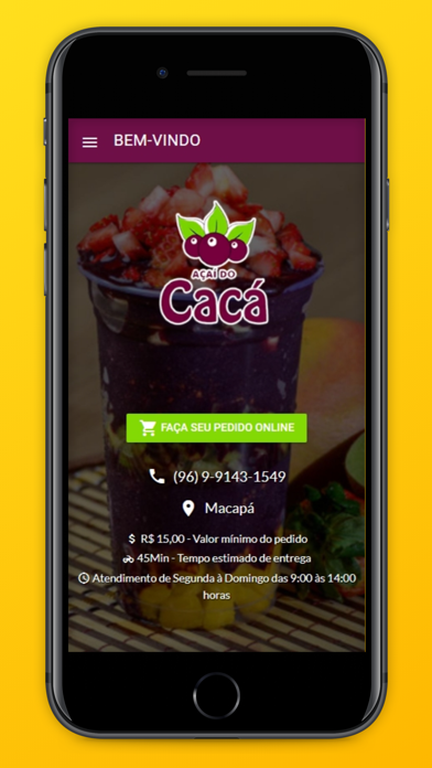 Açaí do Cacá Screenshot