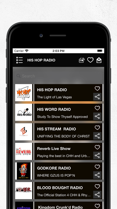 HIS HOP RADIO Screenshot