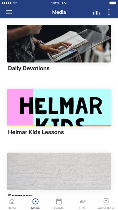 Helmar Lutheran Church Screenshot