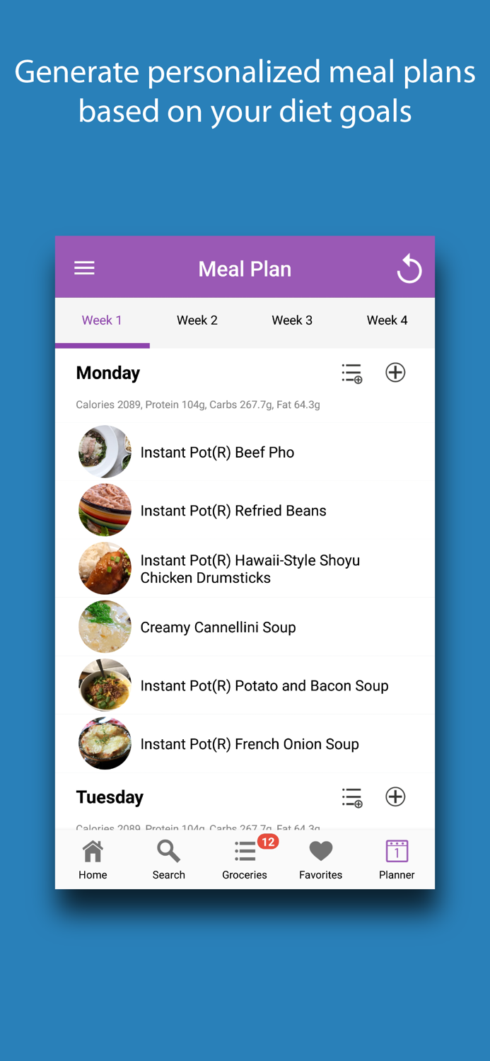 Instant Cooker Recipes