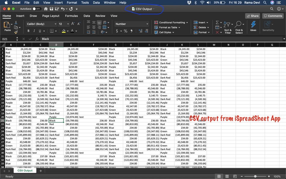 #3. iSpreadSheet - for MS Excel (macOS) 由: Jyotsana Singh