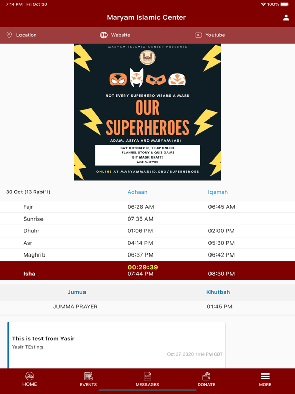 Screenshot #5 pour Maryam Masjid