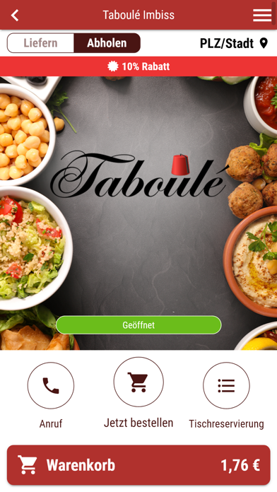 Taboulé Imbiss Screenshot