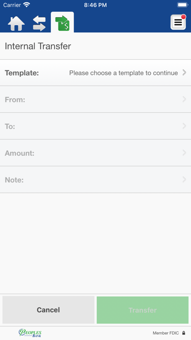 MyPeoplesBank Business Screenshot