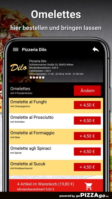 Dilo Witten Pizzeria Screenshot