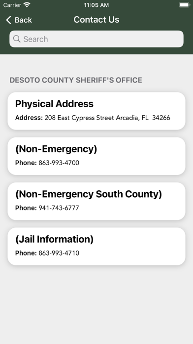 DeSoto County Sheriff screenshot 2