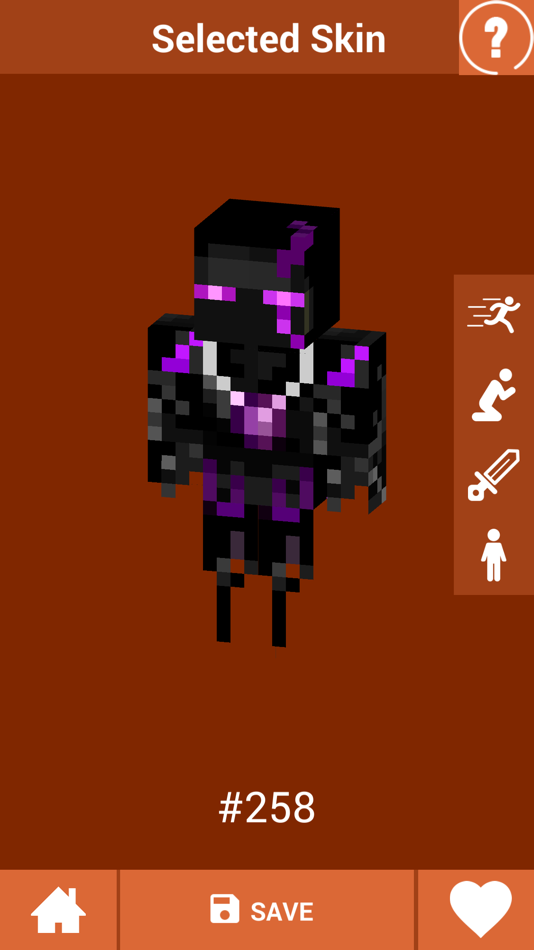 #2. Enderman Skins for Minecraft 2 (iOS) 由: Hamid Faquir