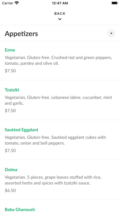 Hummus Mediterranean Kitchen Screenshot