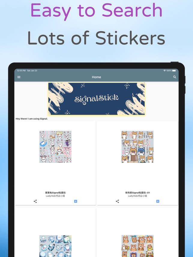SignalStick-Signal Sticker dans l'App Store