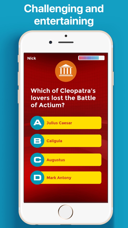 #4. Trivia to Go - the Quiz Game (iOS) Podle: the binary family
