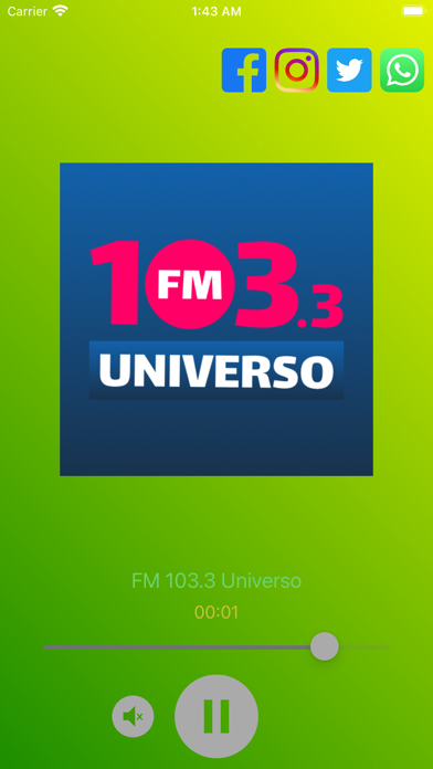 FM 103.3 Universo Screenshot