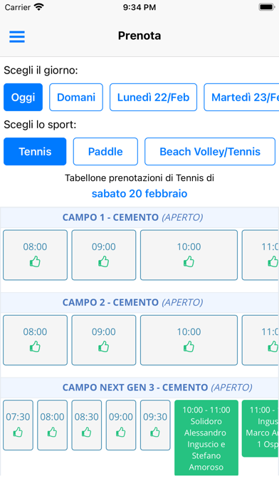 Circolo Tennis Ruffano Screenshot