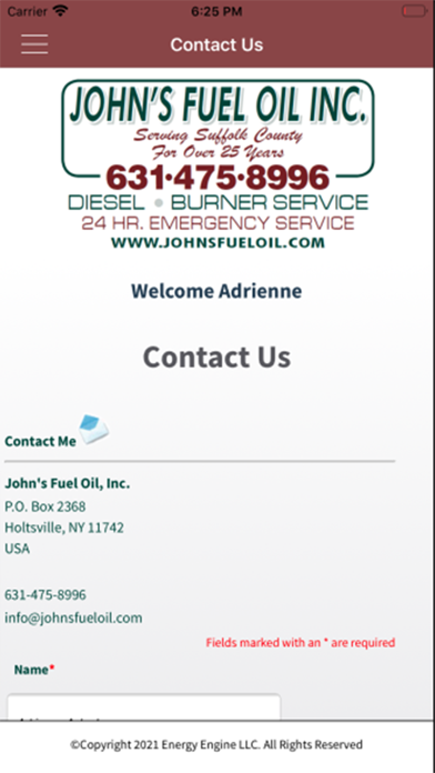 John's Fuel Oil Screenshot