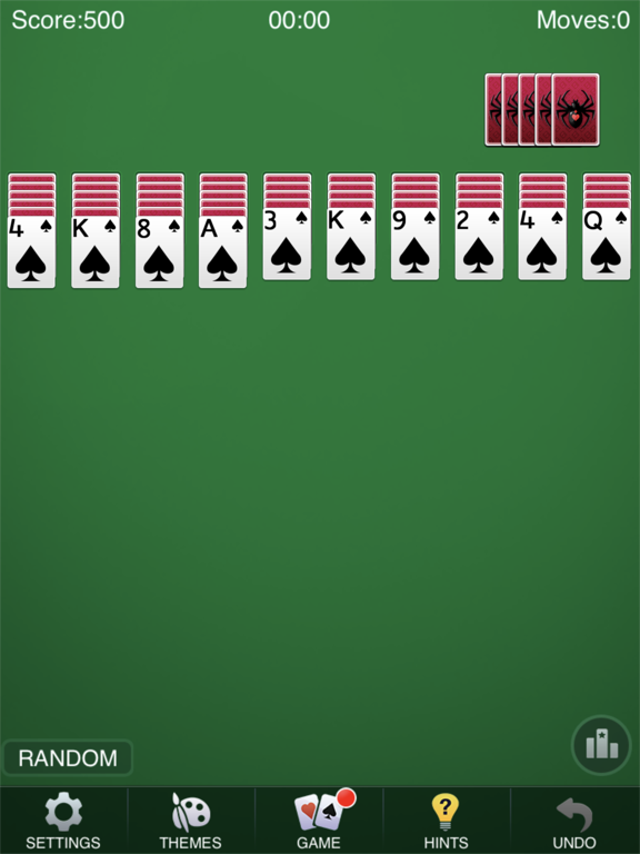 Screenshot #4 pour ⋆Spider Solitaire⋆