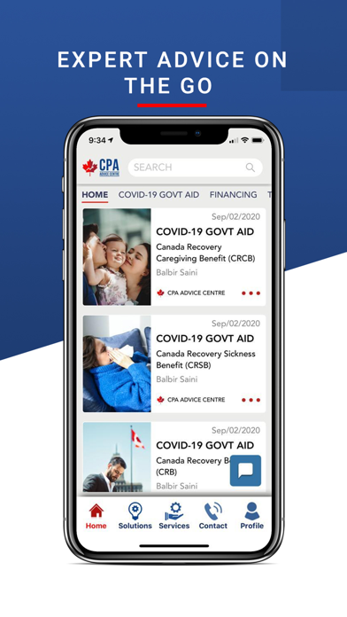 Screenshot #1 pour CPA ADVICE CENTRE
