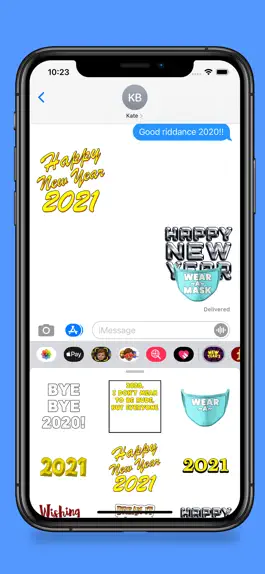 Game screenshot New Year's Fun Stickers mod apk