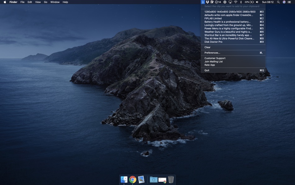 #1. CopyClip - Clipboard History (macOS) 由: FIPLAB Ltd
